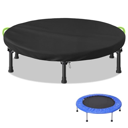 Mini Trampoline Cover, 600D Oxford Waterproof, Fits 91cm, Black