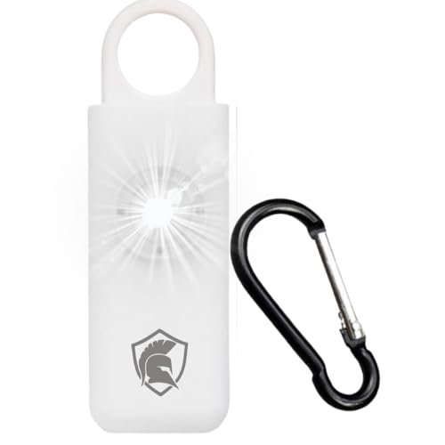 The Original Personal Safety Alarm for Women - Loud Siren, Strobe Light and Key Chain 2.0 Version (White) - color: White