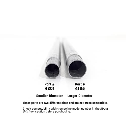 Skywalker Trampolines Single Enclosure Pole Set 4201; 4202; 5075, Galvanized (PK0018)