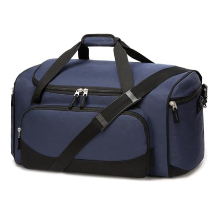 Uarition Gym Bag for Men & Women - 50L Large Travel Duffle Bag, Navy Blue - color: Navy Blue