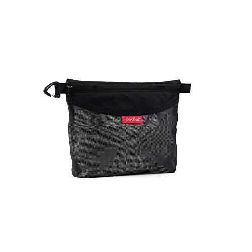 pack all Water-Resistant Zipper Pouch, Mesh Zipper Bag, 10.23"x7.48" - color: Black, size: Medium