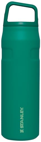 Stanley IceFlow Cap and Carry Water Bottle | Wide Mouth Twist Lid | Lightweight & Leakproof for Travel & Sports | Insulated Stainless Steel | BPA-Free - color: Alpine, style: 24 Oz