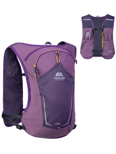 AONIJIE 8L Running Hydration Vest for Men & Women - style: Purple Running Vest