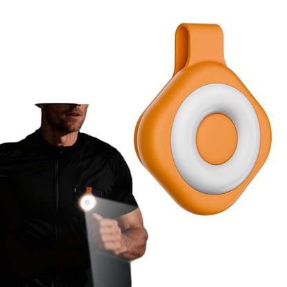 Running Lights for Runners, Magnetic Clip On Rechargeable 6 Modes - color: Orange