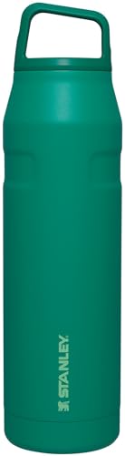 Stanley IceFlow Cap and Carry Water Bottle | Wide Mouth Twist Lid | Lightweight & Leakproof for Travel & Sports | Insulated Stainless Steel | BPA-Free - color: Alpine, style: 36 Oz