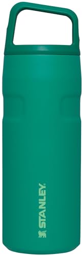 Stanley IceFlow Cap and Carry Water Bottle | Wide Mouth Twist Lid | Lightweight & Leakproof for Travel & Sports | Insulated Stainless Steel | BPA-Free - color: Alpine, style: 16 Oz