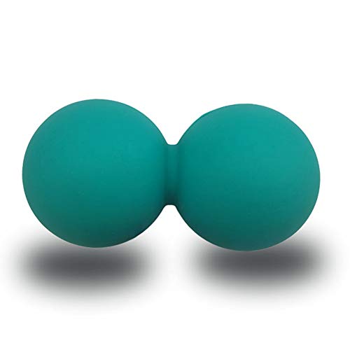 EliteShine Double Lacrosse Massage Ball for Myofascial Trigger Point Release & Deep Tissue Massagefor Physical Therapy, Muscle Relaxer, Acupoint Massage (Material: Silicon, Mint Green) - color: Mint Green, size: Material: Silicon