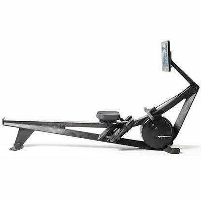 Hydrow Wave Rowing Machine with 16" HD Touchscreen & Speakers - Foldable | Live Home Workouts, Subscription Required - color: Pirate Black