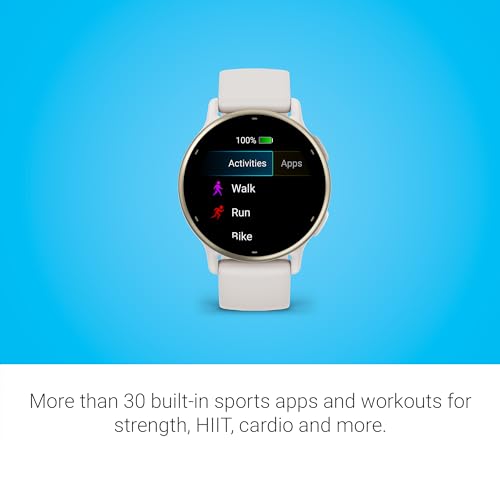 Garmin vívoactive® 5, Health & Fitness GPS Smartwatch, 42mm, Ivory - color: Ivory