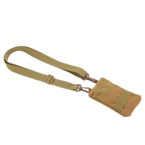 Water proof Waist Pack with Adjustable Strap – Lightweight Nylon Outdoor Waist Pouch for Camping, Hiking, Running & Cycling(Khaki) - color: Khaki