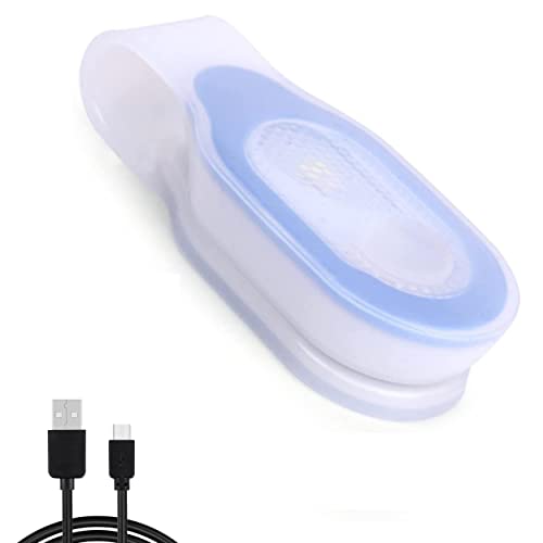 Nurse Nightshift Hands Free Lightweight Emergency Flashlight Hands Free LED Flashlights Clip-on Flashlight Suitable for Walking Running Pets Outdoor Activities - color: Blue