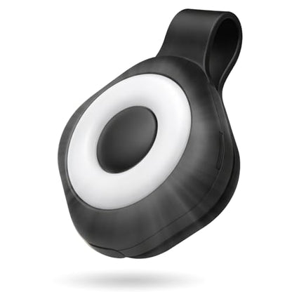Wearable Nurse Night Light for Night Shift, Rechargeable Magnetic Clip-on Badge Light, Bright Hands Free Nurse Essentials Flashlight, Safety Light in the Dark for Walking Running Outdoor Emergency - color: Black