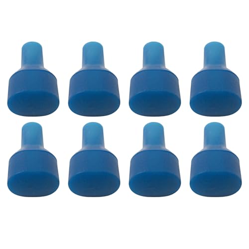 [2025 New] Bite Valve Replacement Mouthpieces for Camelbak,for Most Brands Hydration Pack Bladder (Blue, 8 Pack)