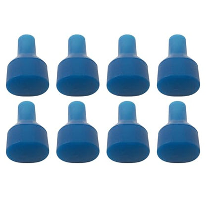 [2025 New] Bite Valve Replacement Mouthpieces for Camelbak,for Most Brands Hydration Pack Bladder (Blue, 8 Pack)