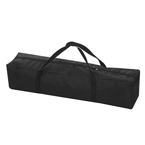 PATIKIL 25 Inch Camp Chair Replacement Bag, Nylon Foldable Carrying Bag Large Zippered Bag with Shoulder Strap for Camping Travel, Black - size: 25 Inch