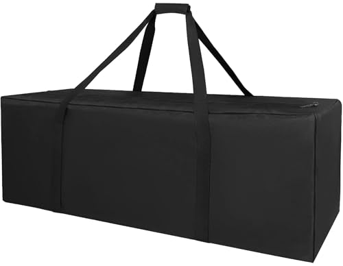 Extra Large Travel Duffel Bag for Sports, 42"x 15"x 15", Black - size: 42inch