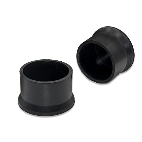 Flyshop Furniture Chair Leg Caps Round Black 4PCS 50mm 2" - style: Inner Diameter-50mm