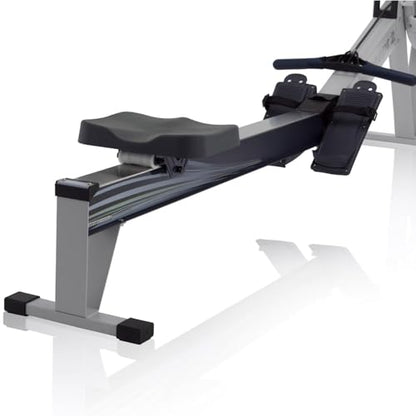 Concept2 RowErg Indoor Rowing Machine - PM5 Monitor, Device Holder, Adjustable Air Resistance, Easy Storage with FitXion Seat Cushion - color: Gray