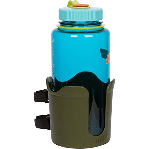 ROBOCUP Plus, (Olive), Add-On Accessory XL Extension Cup Holder, Larger Drink Capacity, Perfect for Boats, Golf Carts, Walkers, Wheelchairs and Work. Made in USA. (Includes 1) - color: Olive