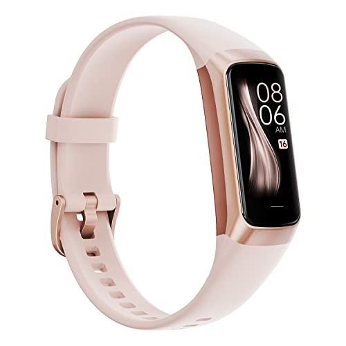 Fitness Tracker, 2026 Smart Band with Heart Rate & Blood Pressure Monitor, IP67 Waterproof Activity Tracker with Sleep Tracking & Step Counter for Men Women, Pink - color: Pink
