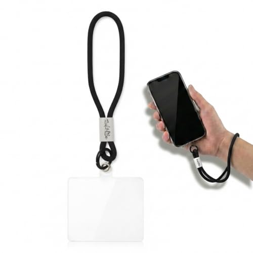 Salt Life Phone Lanyard Wrist Strap – Cell Phone Lanyard with Tether Tab, Anti-Loss Phone Wrist Strap for Any Smartphones - color: Black