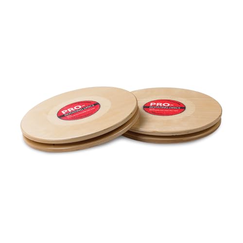 OPTP Pro Rotating Discs (Pair) – USA Made, 11” DIA Wooden Rotator Discs