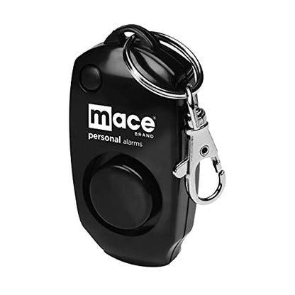Mace Brand Personal Alarm with Bag or Key Ring Clip, Portable Alarm for Self-Defense that Emits Powerful 130dB, Available in Black, Pink, Blue, Green, Orange, Red, or Yellow