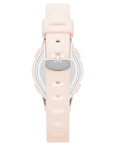 Armitron Sport Women's Digital Chronograph Resin Strap Watch, 45/7012 - color: Light Pink/Silver