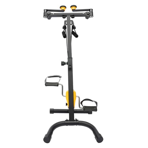Exercise Bike for Home Use, Foldable Pedal Exerciser with Adjustable Resistance & Height, Cardio Workout Equipment for Adults, Seniors, Home Gym, Office