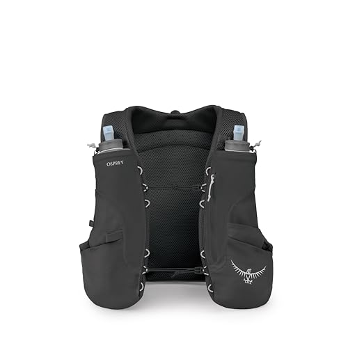 Osprey Duro 6L Men's Running Hydration Vest with Hydraulics Soft Flasks - color: Black, size: Medium