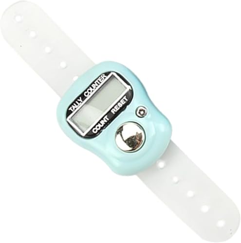Light Freen Electronic Finger Counter, 5-Digit Number Count Clicker Mini LCD Digital Display Hand Tally Counter, Resettable Counters Clickers for Knitting, Crochet, Coaching, Lap, Golf