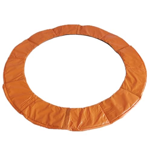 Replacement Trampoline Safety Pad Mat, 6FT 8FT 10FT 12FT 13FT 14FT 16FT UV Resistant Safety Mat Spring Cover - color: Orange, size: 12FT-366cm