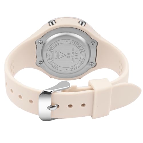 BEN NEVIS Watches for Women, Digital Sport Waterproof Chronograph Stopwatch - color: 07-AllOffWhite-A
