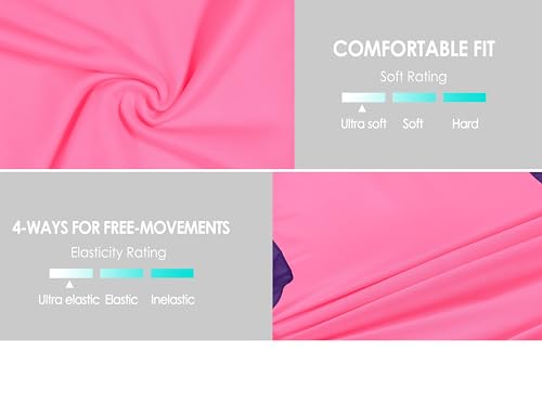 Little Donkey Andy Women's Half Zip Breathable Cycling Vests Reflective Sleeveless Jerseys Shirts Golf 4 Rear Pockets - color: Upgraded Pink, size: X-Large