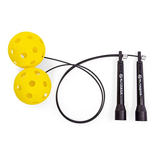Elite Jumps - Cordless Jump Rope - For All Ages - Durable & Lightweight - Ropeless Jump Rope - For Speed Training & Double Unders - Helps Coordination, Arm Endurance, Skipping Speed & More
