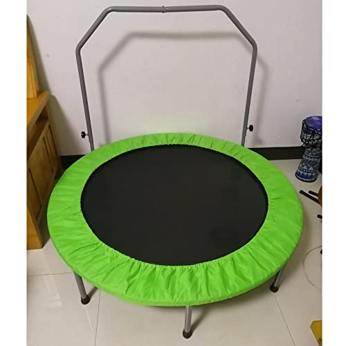 Trampoline Spring Cover 40 Inch Replacement Safety Pad for Mini Trampoline 3 Layer Protect Tear-Resistant Oxford Cloth Easy to Install Replacement for Home, Gym - color: Green