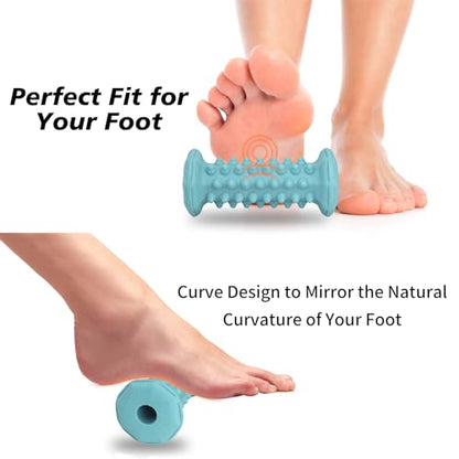 Green Foot Massager Roller for Plantar Fasciitis, Arch Heel Pain Relief - color: 1-piece Green