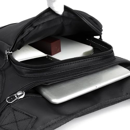 Milageto Drop Leg Bag Outdoor Thigh Bag Waist Pack Multipurpose Uses Multi Pockets Design Zip Closure Detachable Leg Straps Fashion and Stylish, Style B Gray - color: Style B Gray