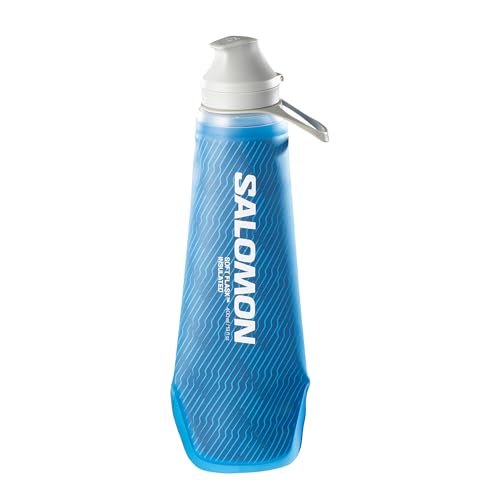 Salomon SOFT FLASK Running Hydration Accessories 400ml/13oz INSULATED 42, Clear Blue, NS