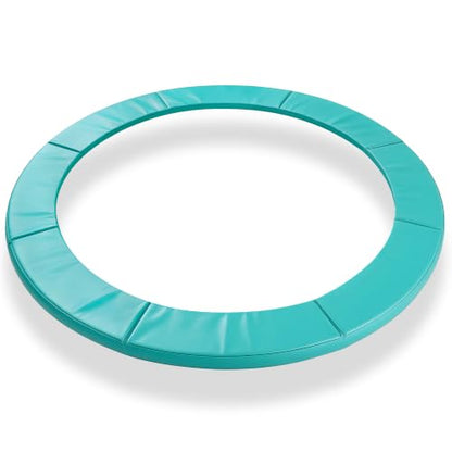 Exacme Double-Sided Round Trampoline Spring Cover, Replacement Safety Pad - color: Seafoam Green, size: 8FT