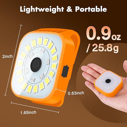 redaica 2 Pack Running Lights for Runners, Rechargeable, 4 Modes - color: Orange