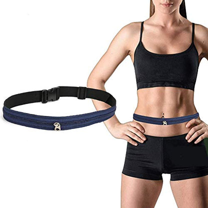 Travel Belt Money Waist Pack for Women Men Hidden Waterproof Anti Theft Passport Security Fanny Pouch Wallet Waist Bag - size: 3CM