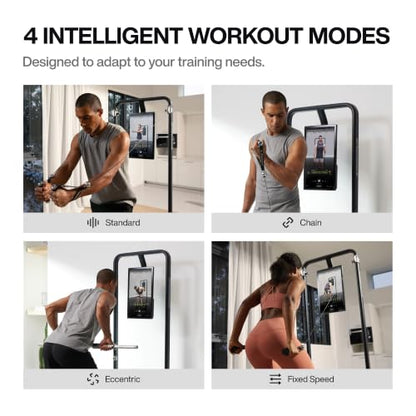 Speediance Gym Monster Smart Home Gym, Multifunctional Strength Training Machine, Smith Machine Power Cage Workout Station, Squat Rack Cable Machine, Full Body Fitness Equipment for Home Workout - style: Family Plus