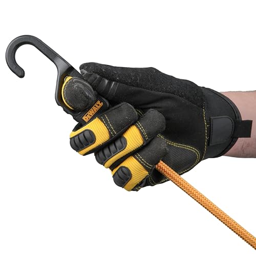 DEWALT 24" Premium Round Bungee Cords, Interlocking Quick-Pull Notch, 4-PK - size: 24"