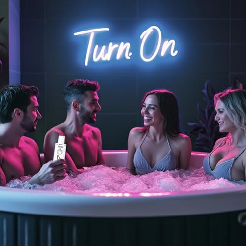 Turn On Silicone-Based Premium Personal Lubricant | Long Lasting Performance, Ultra Slick & Silky Smooth, Condom Safe Lube for Men, Women, and Couples, 8 fl oz - size: 8 Fl Oz (Pack of 1)