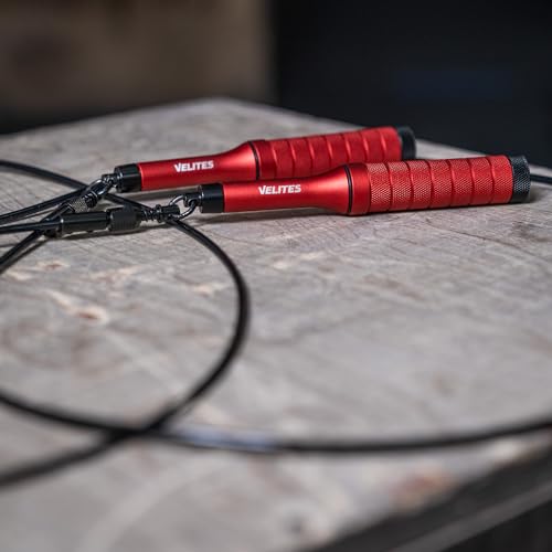 Velites Earth 2.0 Official CrossFit Games Jump Rope, Double Unders - color: Red