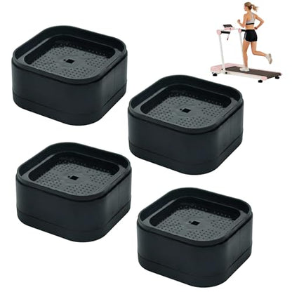 Treadmill Incline Riser Blocks, Walking Pad Incline Blocks - color: Black, 4 PCS