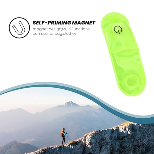 Outdoor Sports LED Safety Light Reflective Magnetic Clip on Strobe Running Walking Bike Cycling
