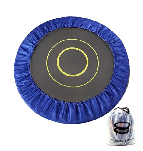 Mini Trampoline Covers, 36 38 40 48 inch Small Trampoline Spring Cover, Round Trampoline Replacement 600D Odor-Free Tear-Resistant Oxford Cloth Easy to Install Replacement, Multiple Size - size: 38in-6leg