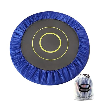 Mini Trampoline Covers, 36 38 40 48 inch Small Trampoline Spring Cover, Round Trampoline Replacement 600D Odor-Free Tear-Resistant Oxford Cloth Easy to Install Replacement, Multiple Size - size: 38in-6leg